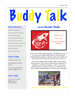 BUDS Newsletter - Bringing Up Down Syndrome