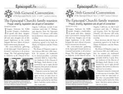 The Episcopal Church`s family reunion The Episcopal Church`s