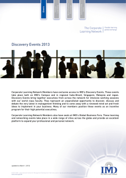 Discovery Events 2011