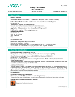 Miracle Mix CAPSULE (Mixture of Alloy and Glass