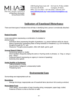 Mental Illness - Mental Health Association Of Northern Kentucky