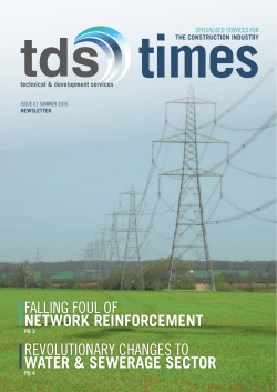 TDS Times Summer 2016 (Issue 01)