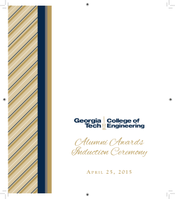 Alumni Awards Induction Ceremony