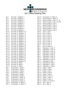 the PDF of the 2017 Bible Reading Plan.