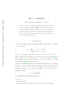 arXiv:math/0411140v2 [math.NT] 4 May 2005