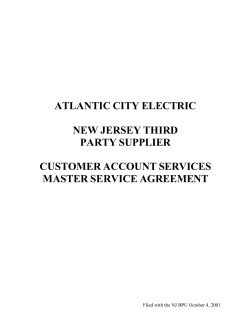 atlantic city electric new jersey third party supplier