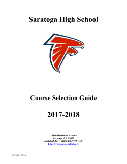 2018 - Saratoga High School