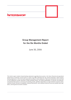 6-Month-Report 2006