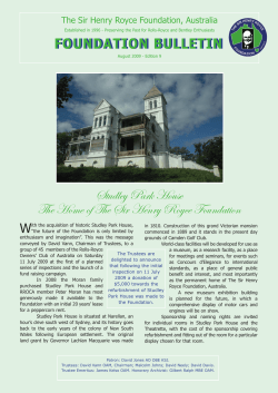 Studley Park House The Home of The Sir Henry Royce Foundation