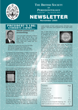 newsletter - the British Society of Periodontology
