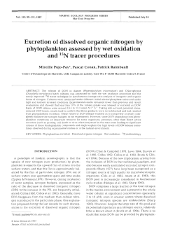 Excretion of dissolved organic nitrogen by phytoplankton assessed