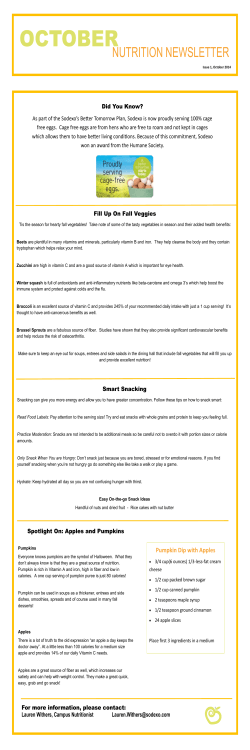 october - Maine Maritime Academy Dining Services