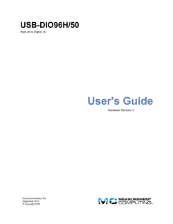 USB-DIO96H/50 - Measurement Computing