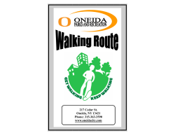 City of Oneida Safe Walking Route &hellip;.enter here