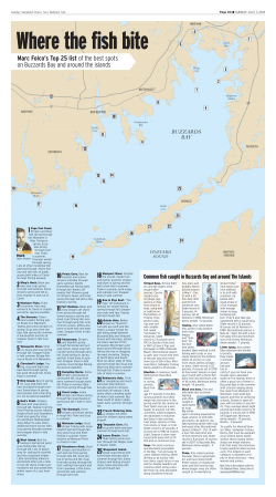 Marc Folco`s Top 25 list of the best spots on Buzzards Bay and
