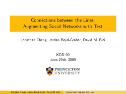 Connections between the Lines: Augmenting Social Networks with
