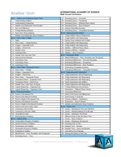 Acellus Math - International Academy of Science