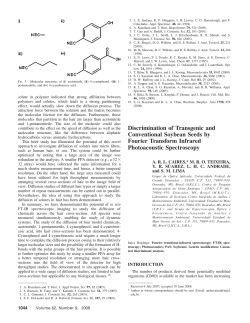 Discrimination of Transgenic and Conventional Soybean