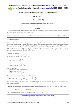 P = NP, in the factorization of all odd numbers