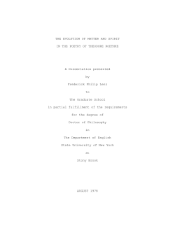 The Evolution of Matter and Spirit