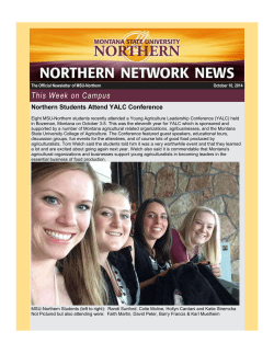 10-Oct-2014 - Montana State University