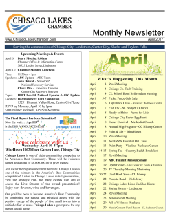 April 2017 - Chisago Lakes Chamber
