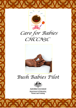 Care for Babies CHCCN5C - Department of Education and Training