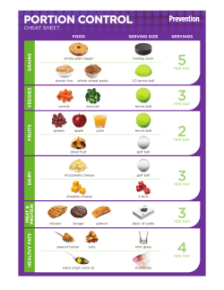 Best Way to Lose Weight: Control Portion Sizes