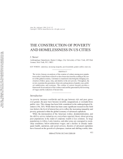 the construction of poverty and homelessness in us cities