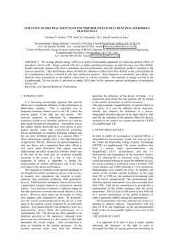 Influence of Spectral Effects on the Performance of Multi