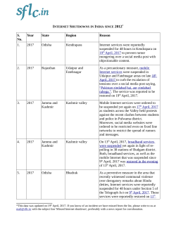 S. No. Year State Region Reason 1. 2017 Odisha Kendrapara