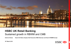 HSBC UK Retail Banking