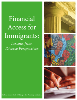 Financial Access for Immigrants