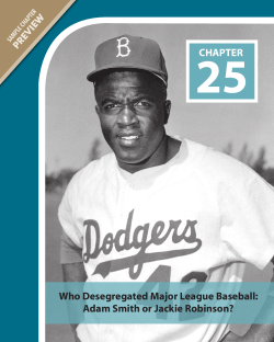 Adam Smith or Jackie Robinson?