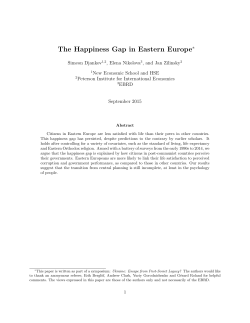 Paper - Stockholm School of Economics