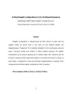Probing Magnetic Configurations in Co/Cu Multilayered Nanowires