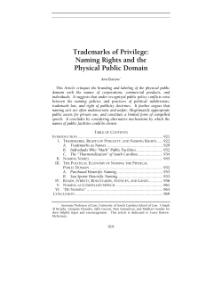 Naming Rights and the Physical Public Domain