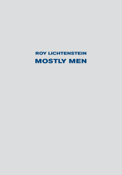 Roy Lichtenstein. Mostly Men