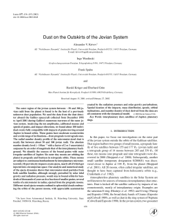 Dust on the Outskirts of the Jovian System