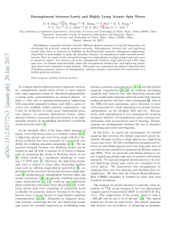 Entanglement between Rydberg excited state