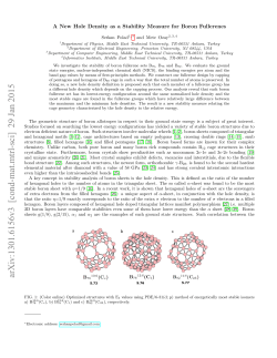 A New Hole Density as a Stability Measure for Boron Fullerenes