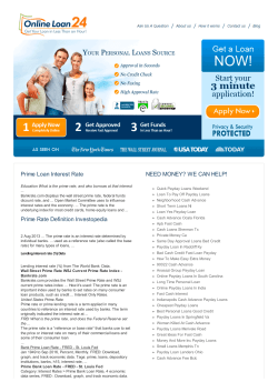Prime Loan Interest Rate