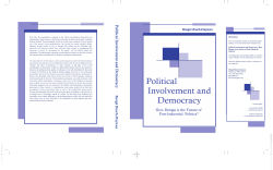 political involvement and democracy