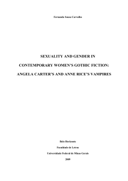 sexuality and gender in contemporary women`s gothic