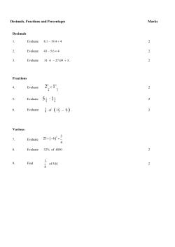S5-6 Nat 5 Prelim Revision