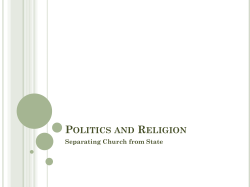 Politics and Religion