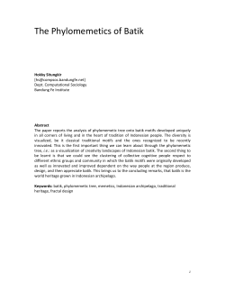 The Phylomemetics of Batik