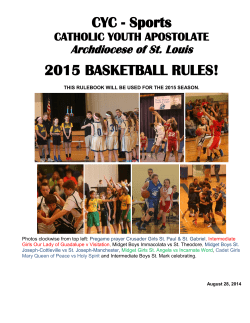 2015 BASKETBALL RULES!