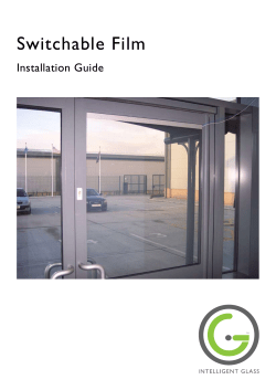 Switchable Film - Intelligent Glass
