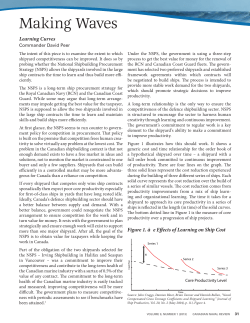 Making Waves - Canadian Naval Review